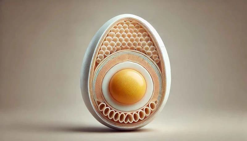 Der Aufbau des Hühnereis: Vom Dotter bis zur Schale