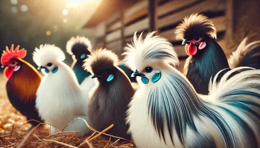 Seidenhühner: Herkunft, Merkmale und Verhalten