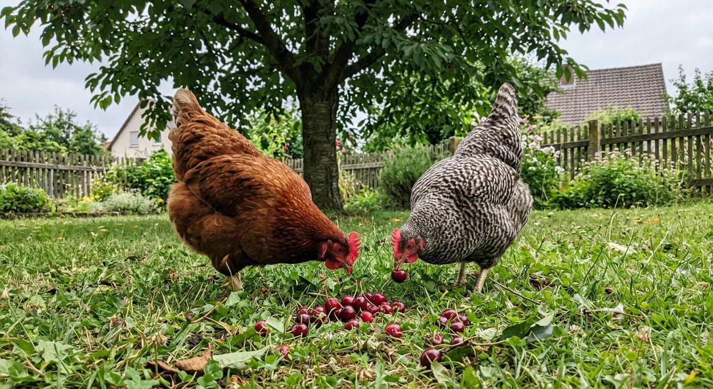 Dürfen Hühner Kirschen essen?